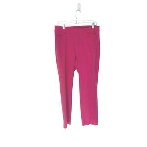 Old Navy Pink Work Business‎ Career Office Skinny Leg Pixie Dress Pants Size 12